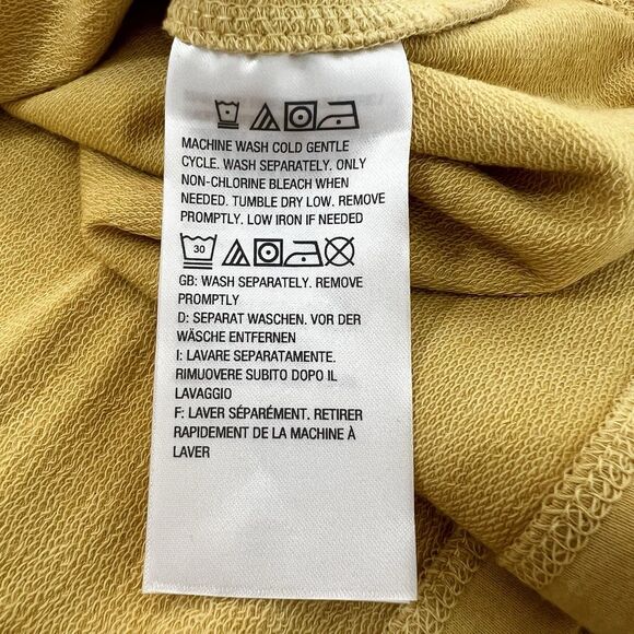 LOGO Lounge By Lori Goldstein Full Zip Jacket Lace Back Butter Yellow Women’s L - Picture 11 of 12